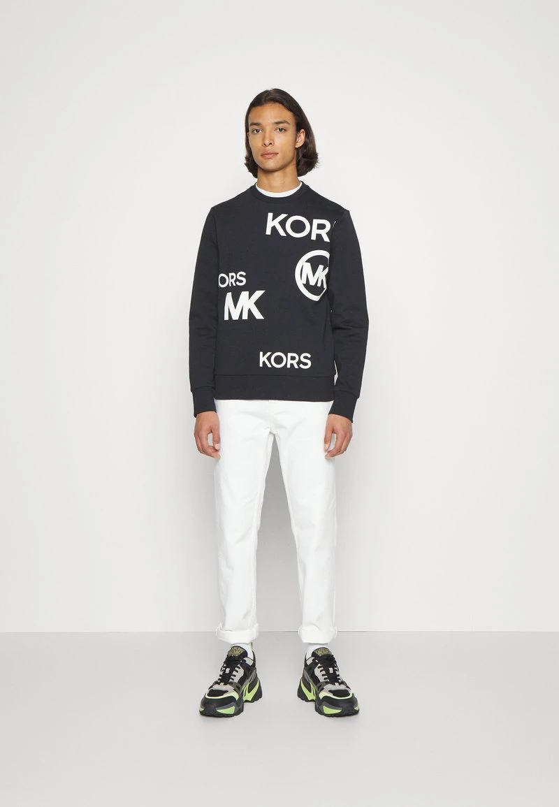 Michael Kors SCATTERED CREW - Sudadera - Black, Hombre 4 Michael Kors SCATTERED CREW - Sudadera - Black, Hombre - Imagen 2