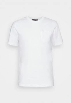 Michael Kors SLUB CREW TEE - Camiseta Básica - White, Hombre