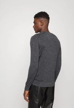 Michael Kors CORE CREW - Jersey De Punto - Charcoal Melange, Hombre -Ofertas Michael Kors Tienda ae2d31411cc9487daf39e01f5f39e18b