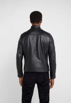 Michael Kors BASIC RACER JACKET - Chaqueta De Cuero - Black, Hombre -Ofertas Michael Kors Tienda ae40c281af034a31bd9c477b4b9f8a6b