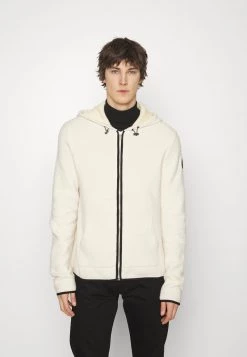Michael Kors SOFT BRUSHED HOODIE - Chaqueta De Punto - Bone, Hombre