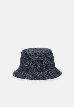 Michael Kors NEWSPRINT BUCKET HAT UNISEX - Sombrero - Midnight, Unisexo