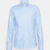 Michael Kors PARMA HERRINGBONE SLIM FIT - Camisa - Light Blue, Hombre -Ofertas Michael Kors Tienda b508cdda755441628f4a54dca367fc9c