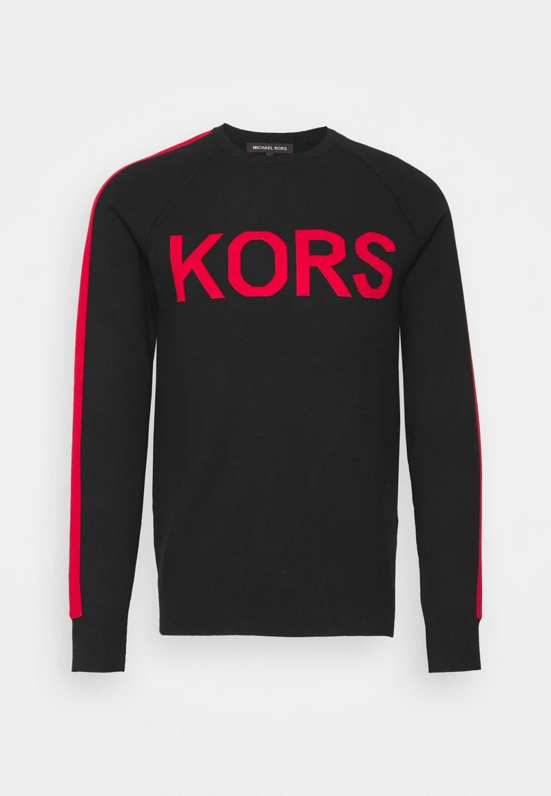 Michael Kors CREW - Jersey De Punto - Black/crimson, Hombre 3 Michael Kors CREW - Jersey De Punto - Black/crimson, Hombre