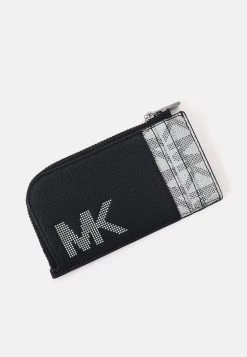 Michael Kors ZIP WALLET UNISEX - Monedero - Silver/black, Unisexo -Ofertas Michael Kors Tienda bd14cd40eb8943079da4c739480fbe17