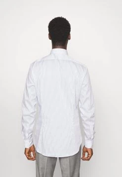 Michael Kors RALEIGH DOBBY STRIPE SLIM FIT SHIRT - Camisa Elegante - Blue, Hombre -Ofertas Michael Kors Tienda bfe678c0c8e7437fbaceda80a53d9f75