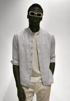 Michael Kors STANDUP SLIM - Camisa - Taupe, Hombre -Ofertas Michael Kors Tienda c78f162cff32421e9e933dee47c5b1a9