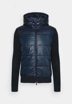 Michael Kors MIX MEDIA HOODY - Chaqueta De Entretiempo - Dark Midnight, Hombre -Ofertas Michael Kors Tienda cbcb7c535ea34cb9b4f293ca8722e174