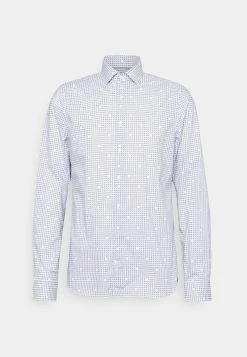 Michael Kors PARMA PRINTED STRETCH - Camisa - Blue, Hombre