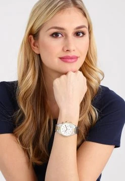 Michael Kors RITZ - Cronógrafo - Silver-coloured/gold-coloured, Mujer