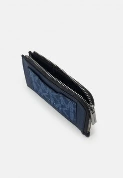 Michael Kors ZIP WALLET UNISEX - Monedero - Blue, Unisexo -Ofertas Michael Kors Tienda ddda7088fcb14051bb8a3114e55cad76