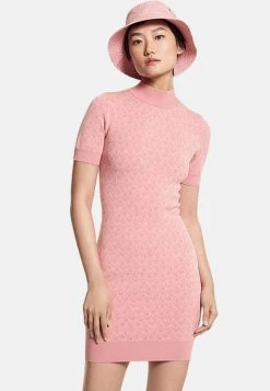 Michael Kors PUNTO LOGOS - Vestido De Tubo - Dustyrose, Mujer