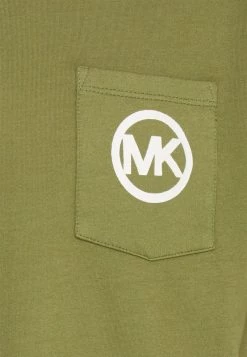 Michael Kors POCKET CREW - Camiseta De Pijama - Smoky Olive, Hombre -Ofertas Michael Kors Tienda e0755d08f7844799b2694474c17e7c70