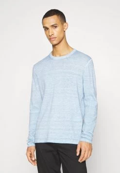 Michael Kors COLD DYE CREW - Jersey De Punto - Chambray, Hombre