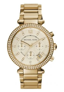 Michael Kors PARKER - Cronógrafo - Gold-coloured, Mujer -Ofertas Michael Kors Tienda e72227976175421080cb18a3ebf61628