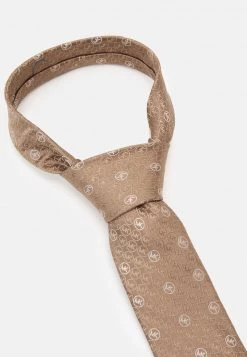 Michael Kors PLATINOM LOGO - Corbata - Taupe, Hombre -Ofertas Michael Kors Tienda e7ac8fe708914ca8938aabceb28a44c5