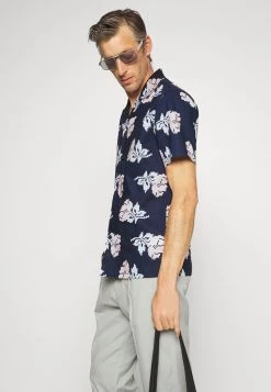 Michael Kors DIGI FLOR - Camisa - Midnight, Hombre -Ofertas Michael Kors Tienda f3255b404886428b9218dfebb38a5f50