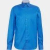 Michael Kors SOLID DOBBY MODERN SHIRT - Camisa - Blue, Hombre