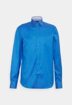 Michael Kors SOLID DOBBY MODERN SHIRT - Camisa - Blue, Hombre