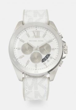 Michael Kors BRECKEN - Cronógrafo - Grey/white, Hombre