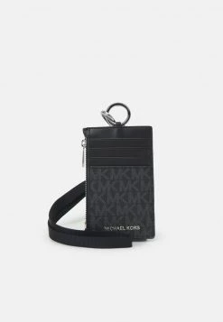 Michael Kors LANYARD ZIP CASE UNISEX - Monedero - Black, Unisexo